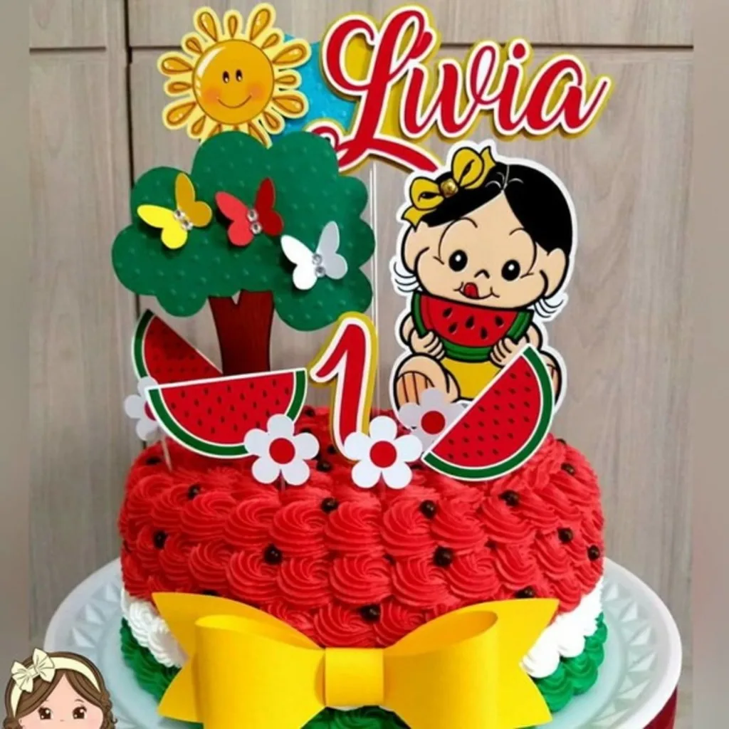 Topo de Bolo Personalizado 3D