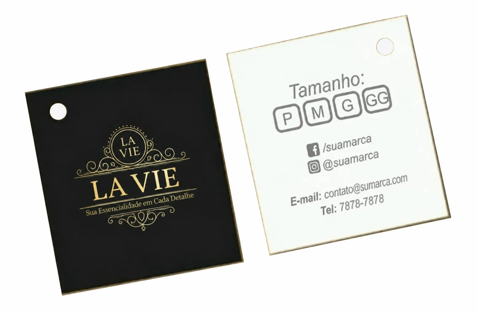 Tag Personalizada 4x5 cm