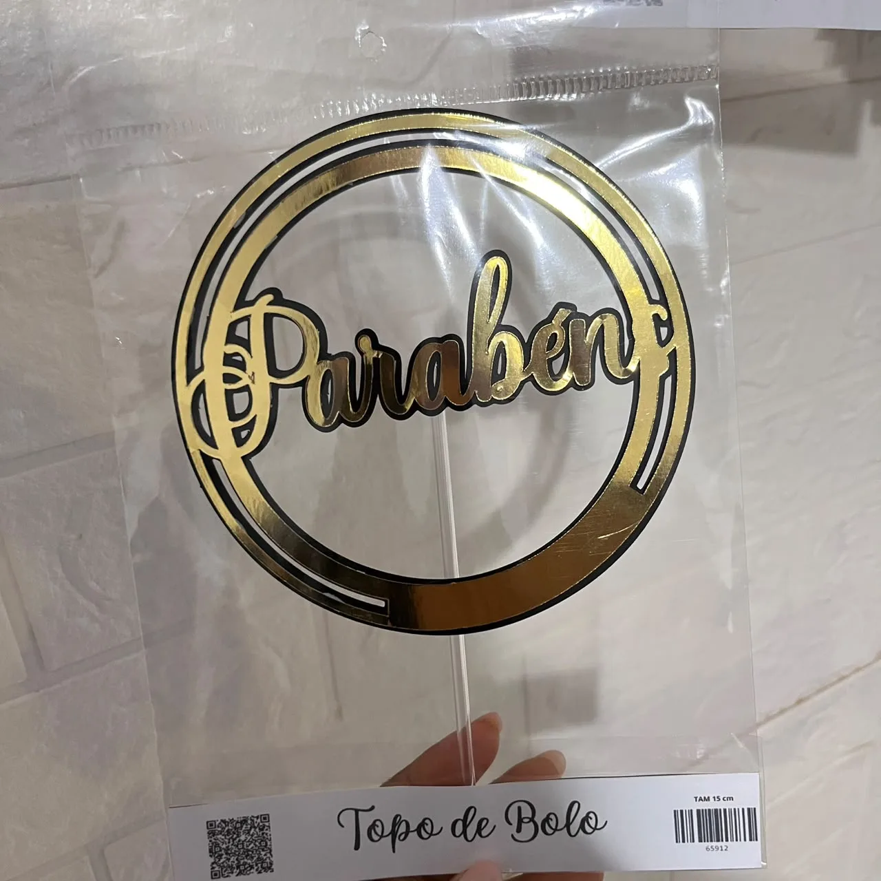 TOPO PARABÉNS CIRCULAR
