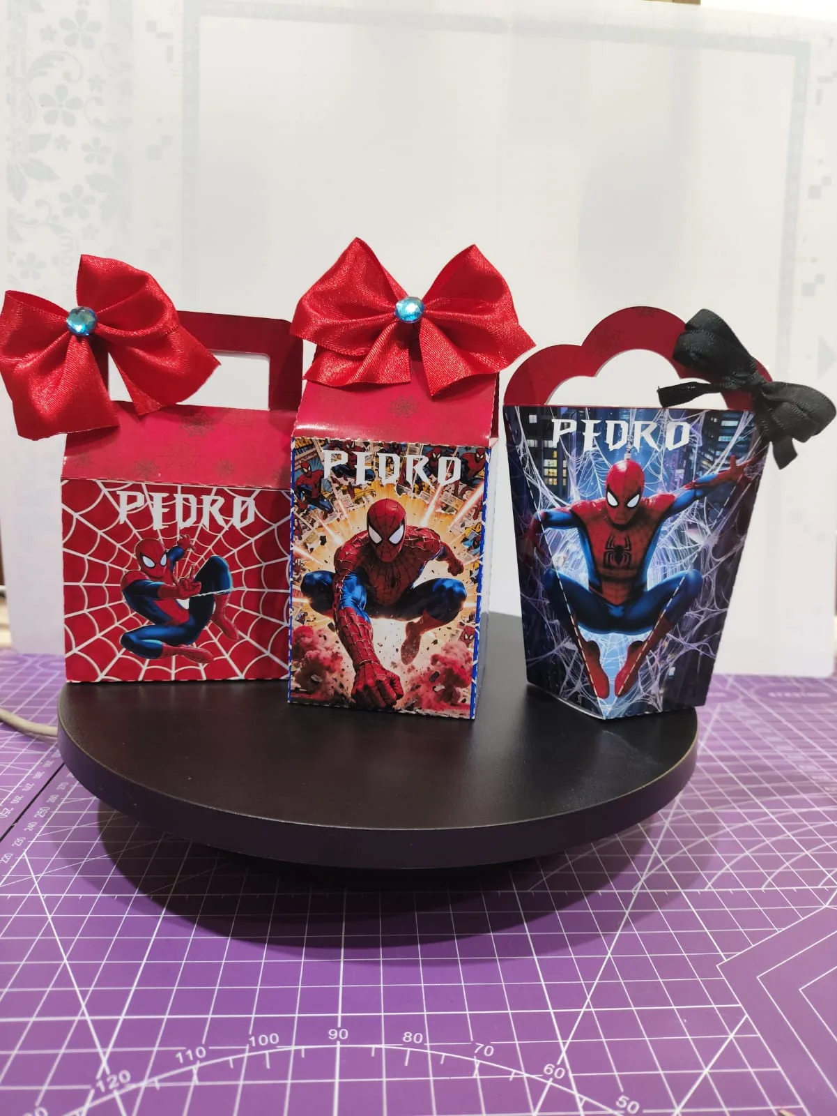 Kit Caixas Homem Aranha/Lembrancinhas Festa
