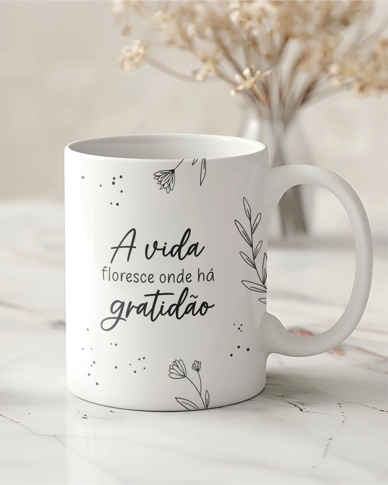 Canecas Personalizada Frases Minimalistas
