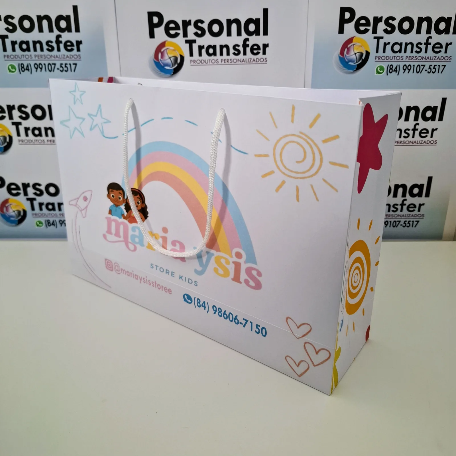 SACOLA DE PAPEL HORIZONTAL 180G