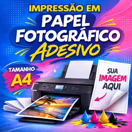 Impressões Papel adesivo