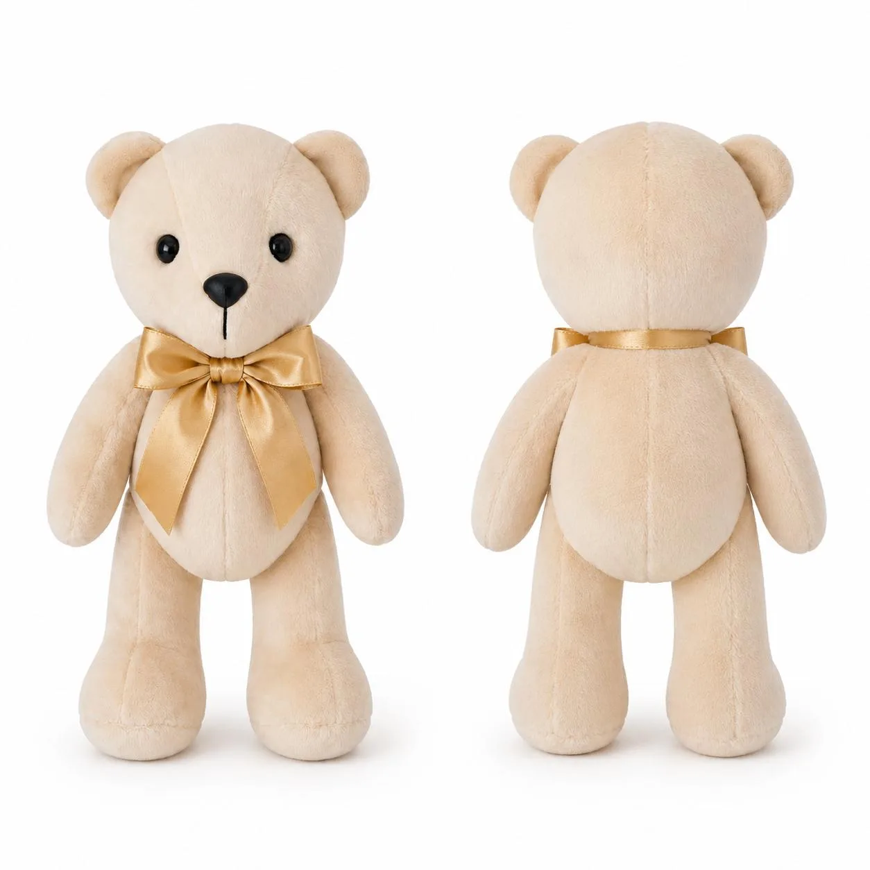 Ursinhos Pequenos 20cm De Urso De Pelúcia Com Laço