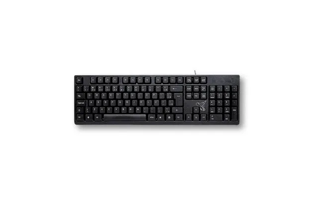 TECLADO UNIVERSITÁRIO COM FIO USB 2.0 PRETO - MAXPRINT