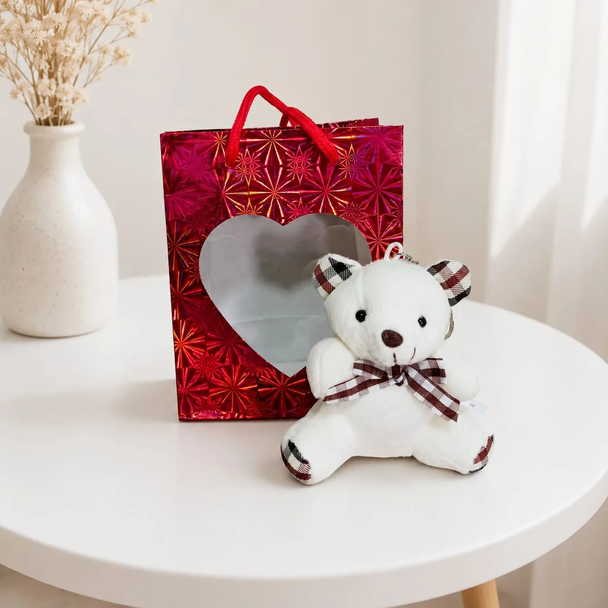 Bag Com Mini Ursinho chaveiro