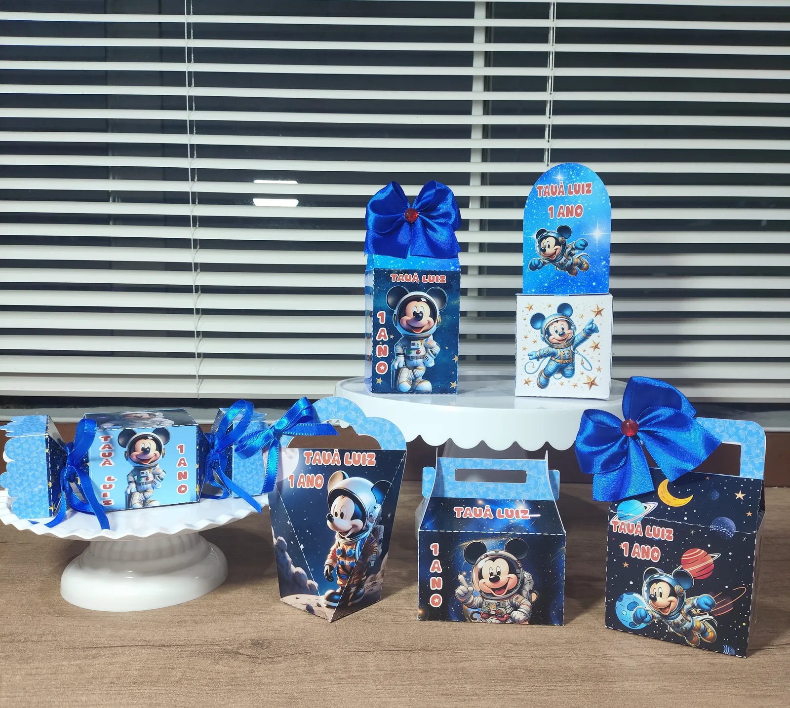 Kit Caixas Mickey Astronauta (3 Caixas)