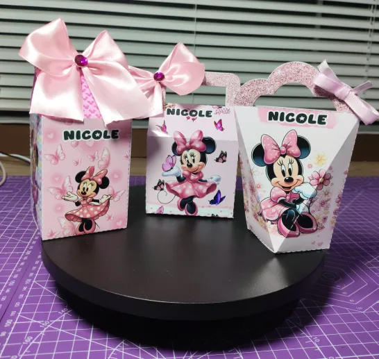 Kit Caixas Minnie (3 Caixas)