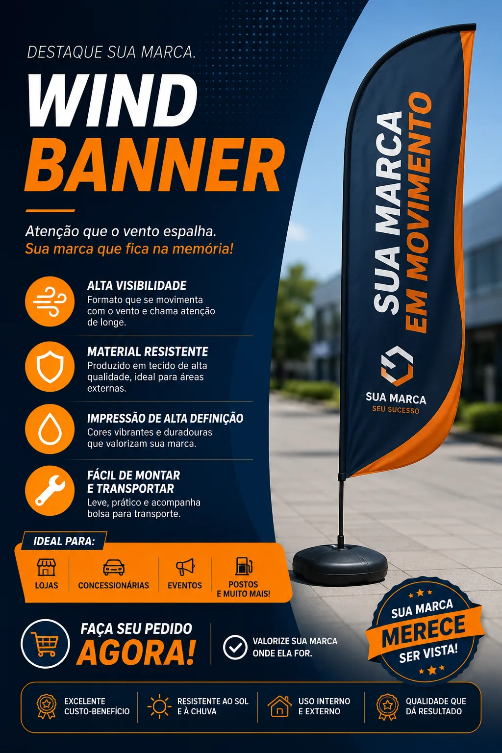 WIND BANNER PERSONALIZADO