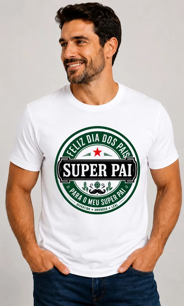 Camiseta Super Pai – Edição Especial Dia dos Pais