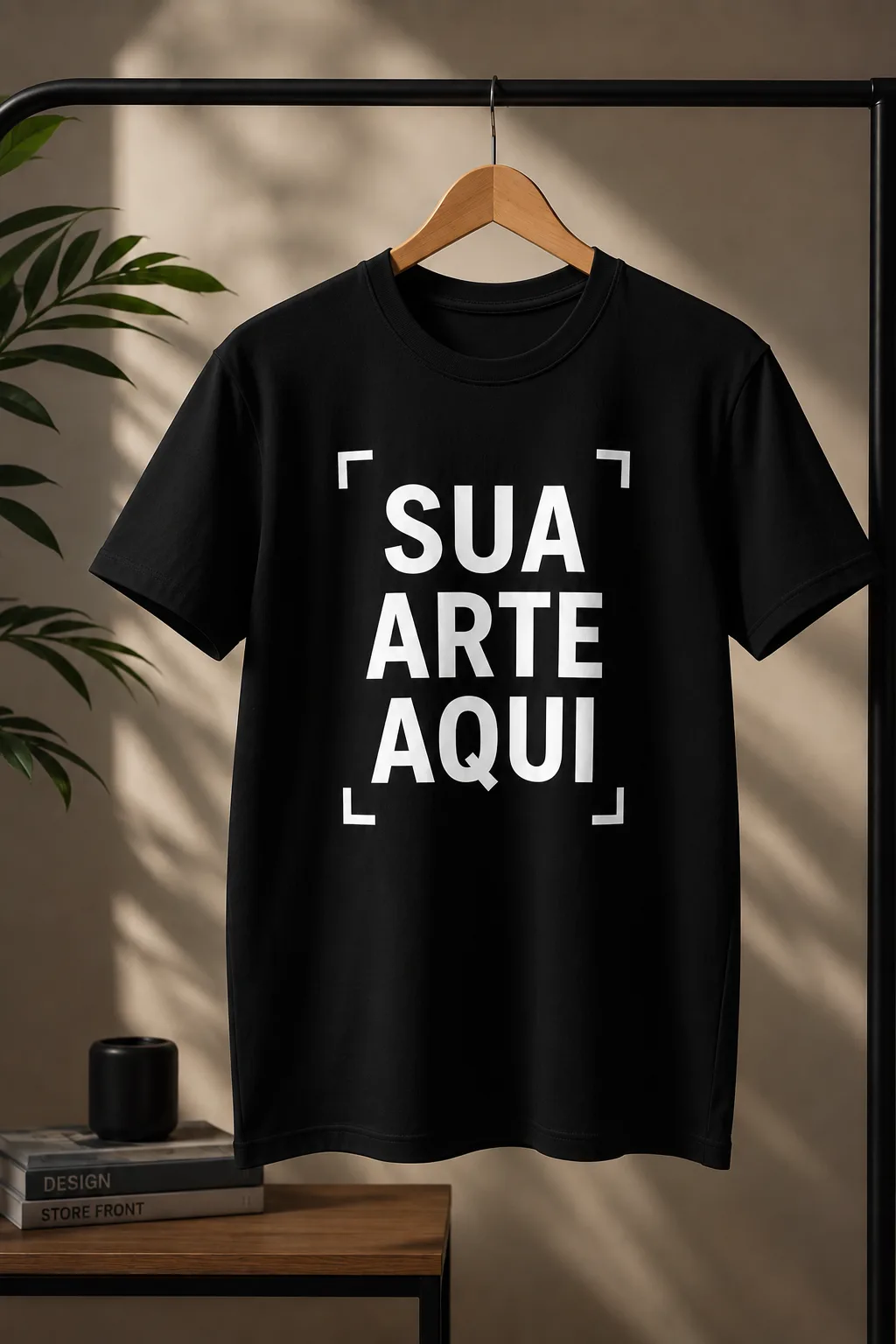 Camisa Poliéster Preta