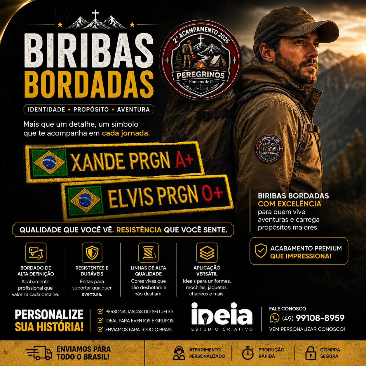 Biriba Bordada - PEREGRINOS