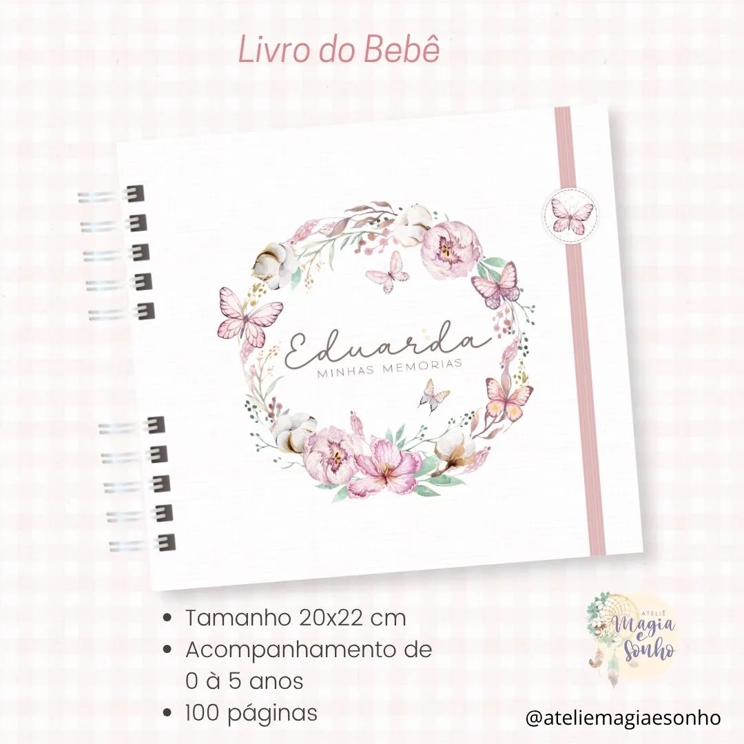 Livro do Bebê - Temas Floral