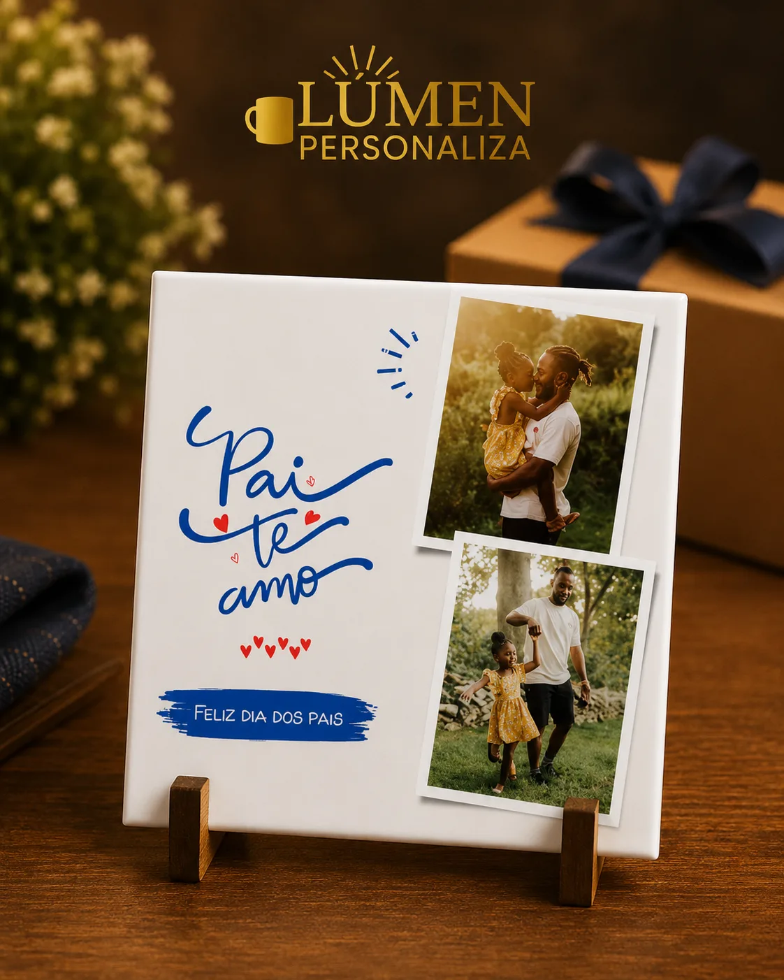 Azulejo personalizado 15x15 DIA DOS PAIS