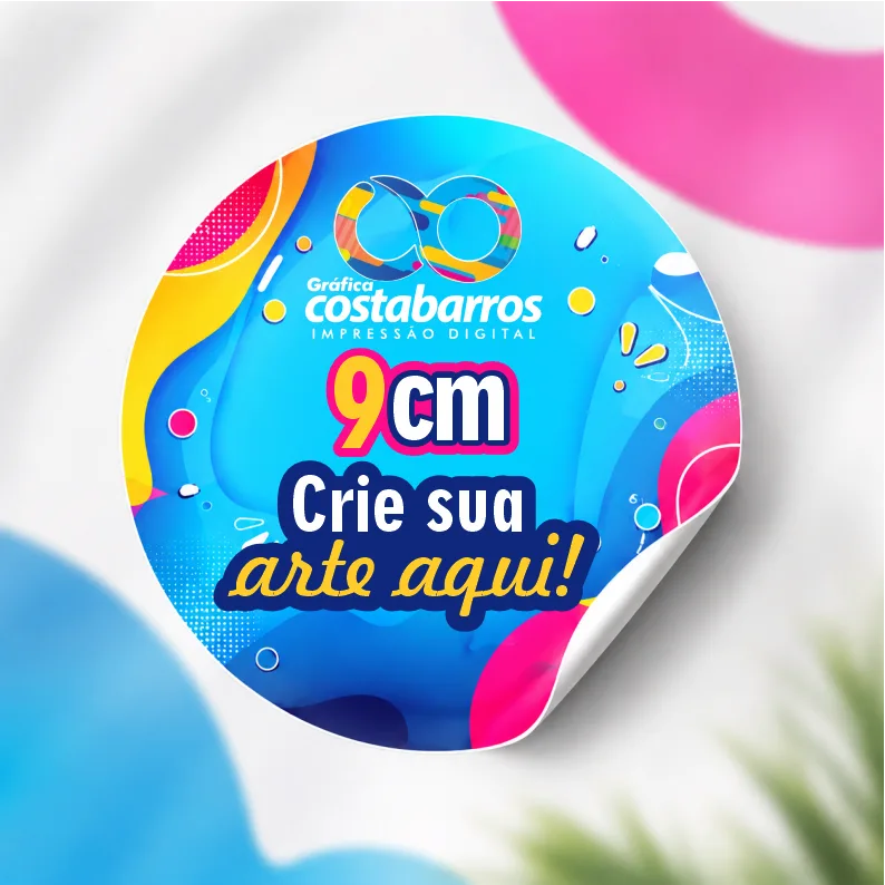 Adesivo 9cm Vinil Personalizado Prova D'água (Cópia) (Cópia)