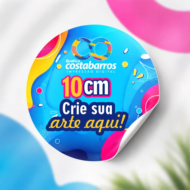 Adesivo 10cm Vinil Personalizado Prova D'água (Cópia) (Cópia) (Cópia)