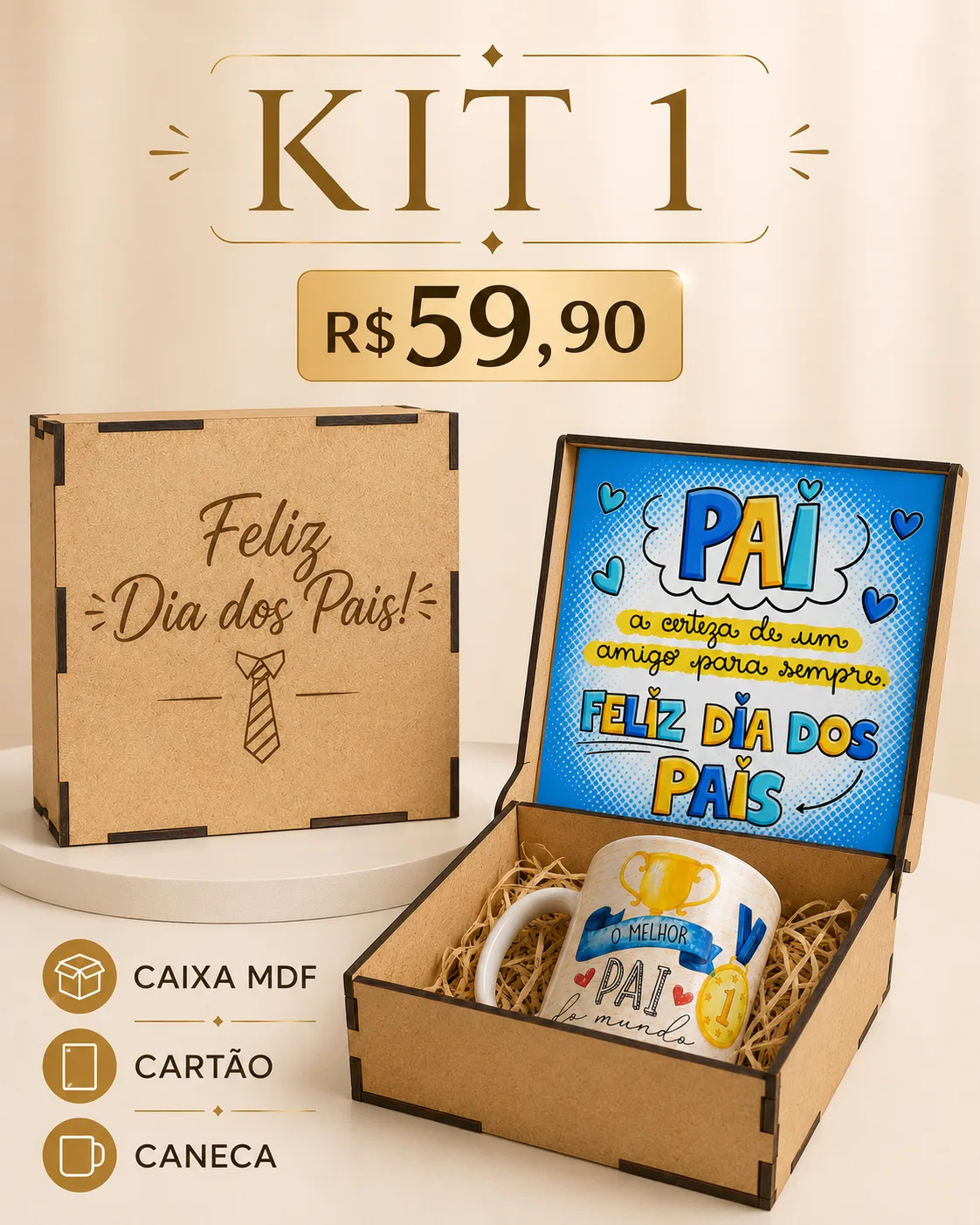KIT 1 DIA DOS PAIS