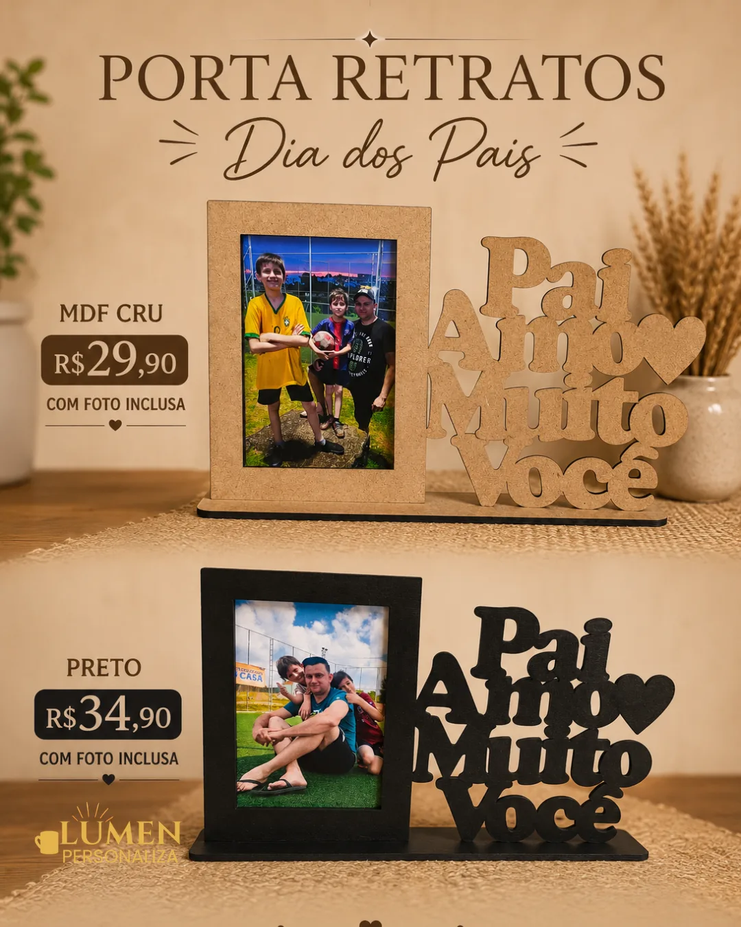 Porta retrato DIA DOS PAIS
