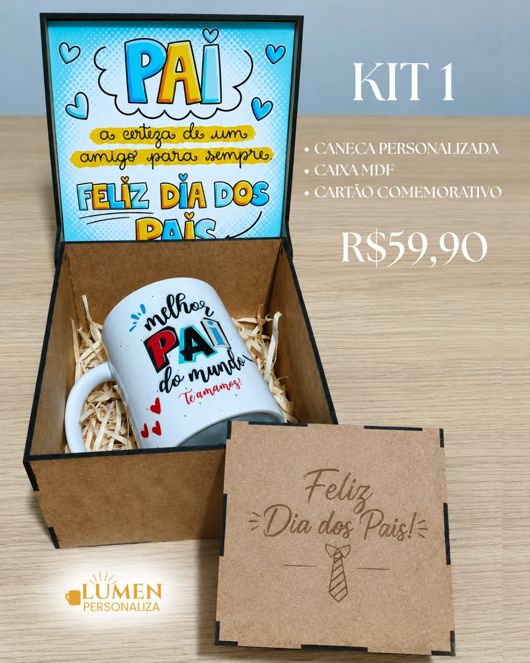 KIT 1 DIA DOS PAIS