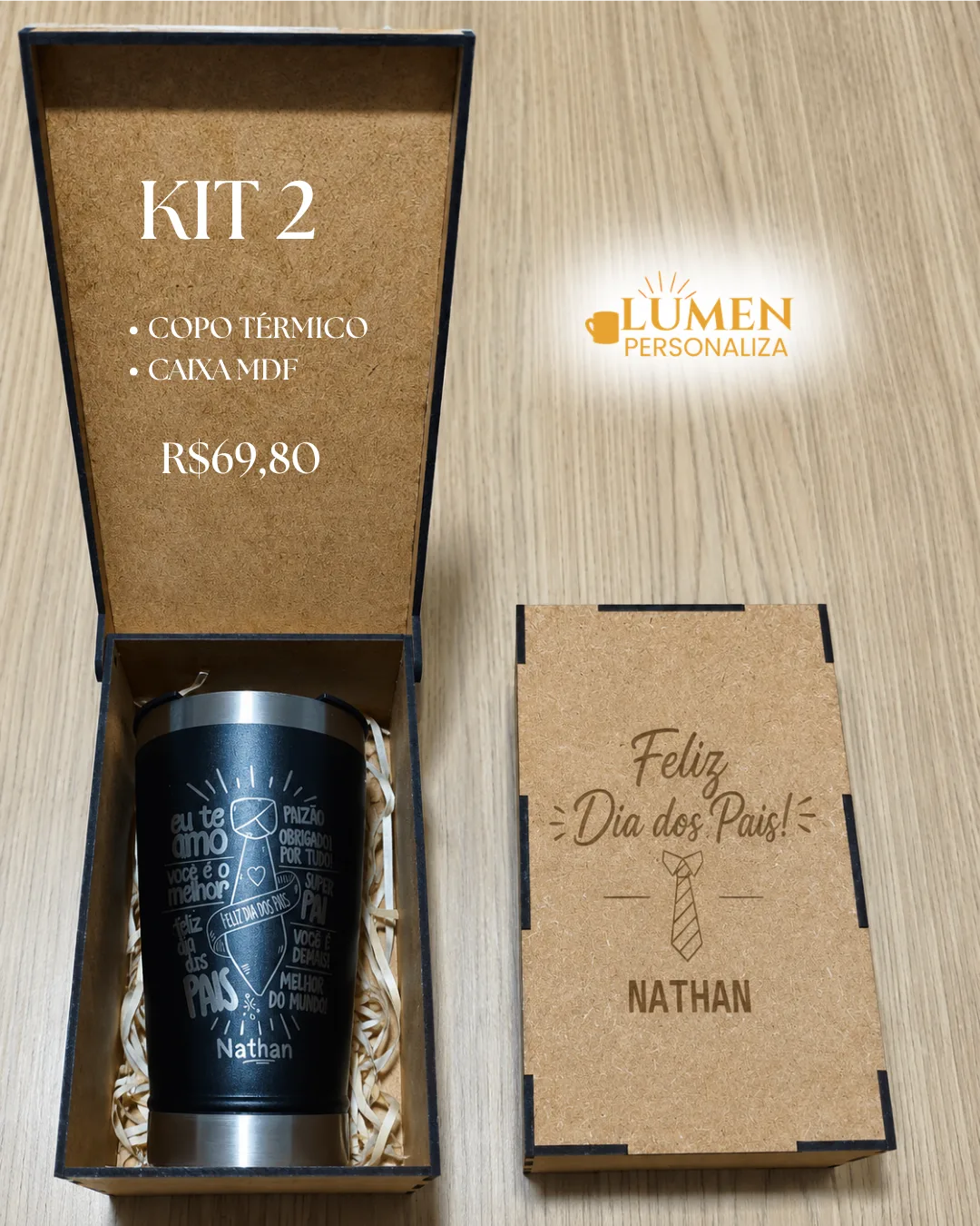 KIT 2 DIA DOS PAIS