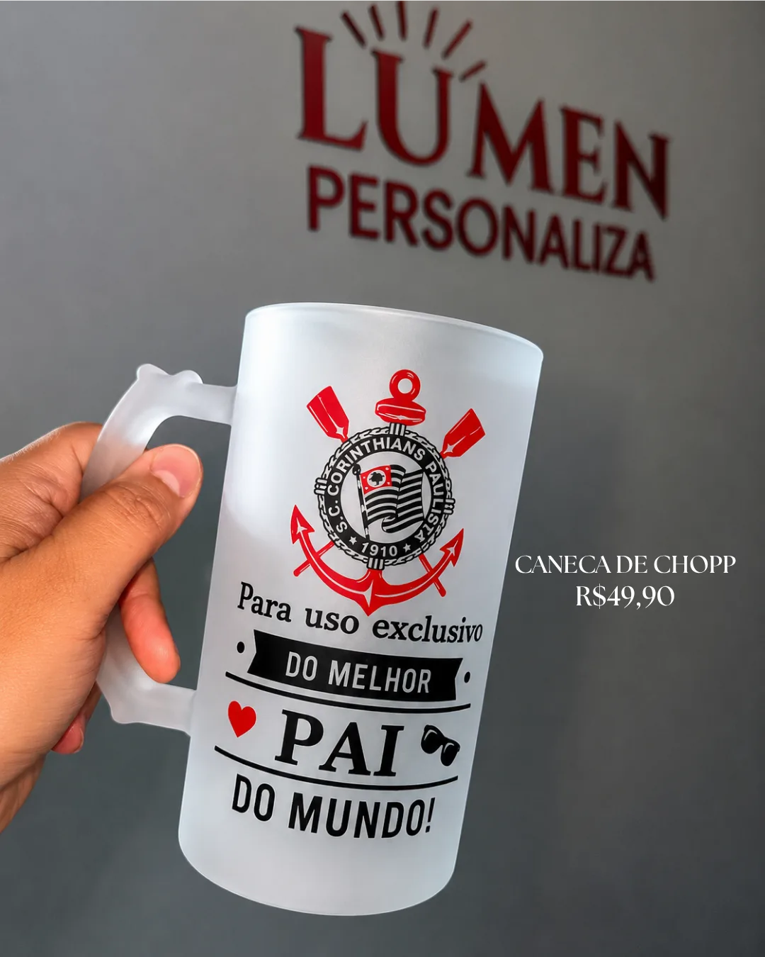 CANECA CHOPP DIA DOS PAIS