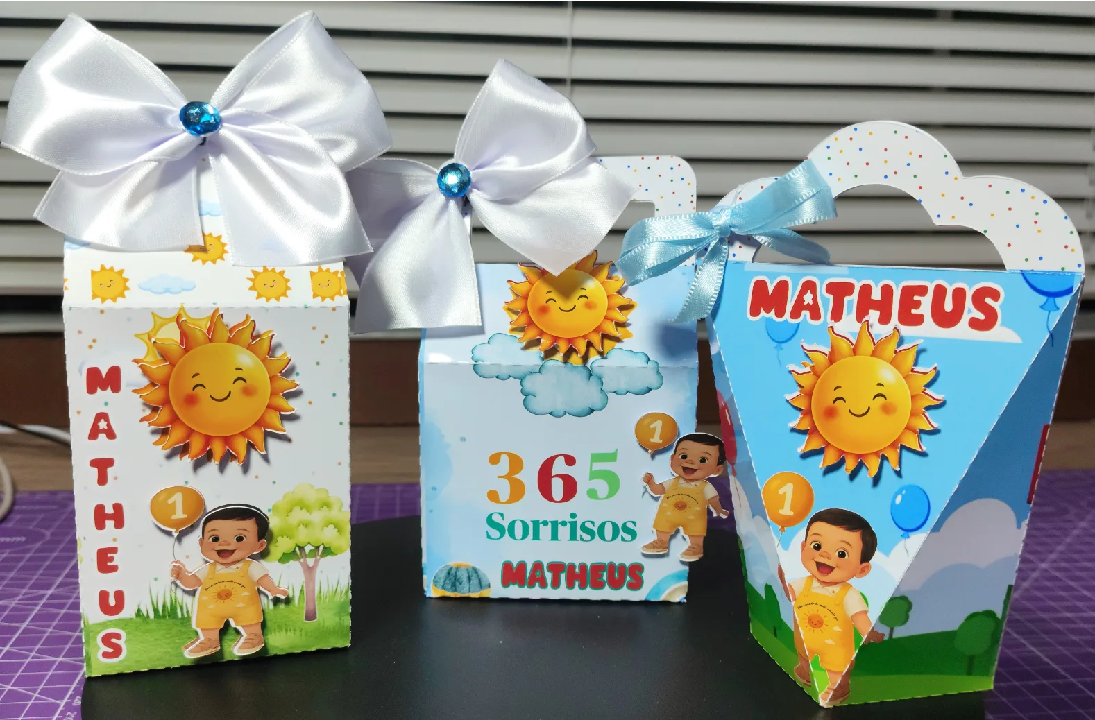Kit Caixas Personalizadas 365 Sorrisos 3D (3 Caixas)