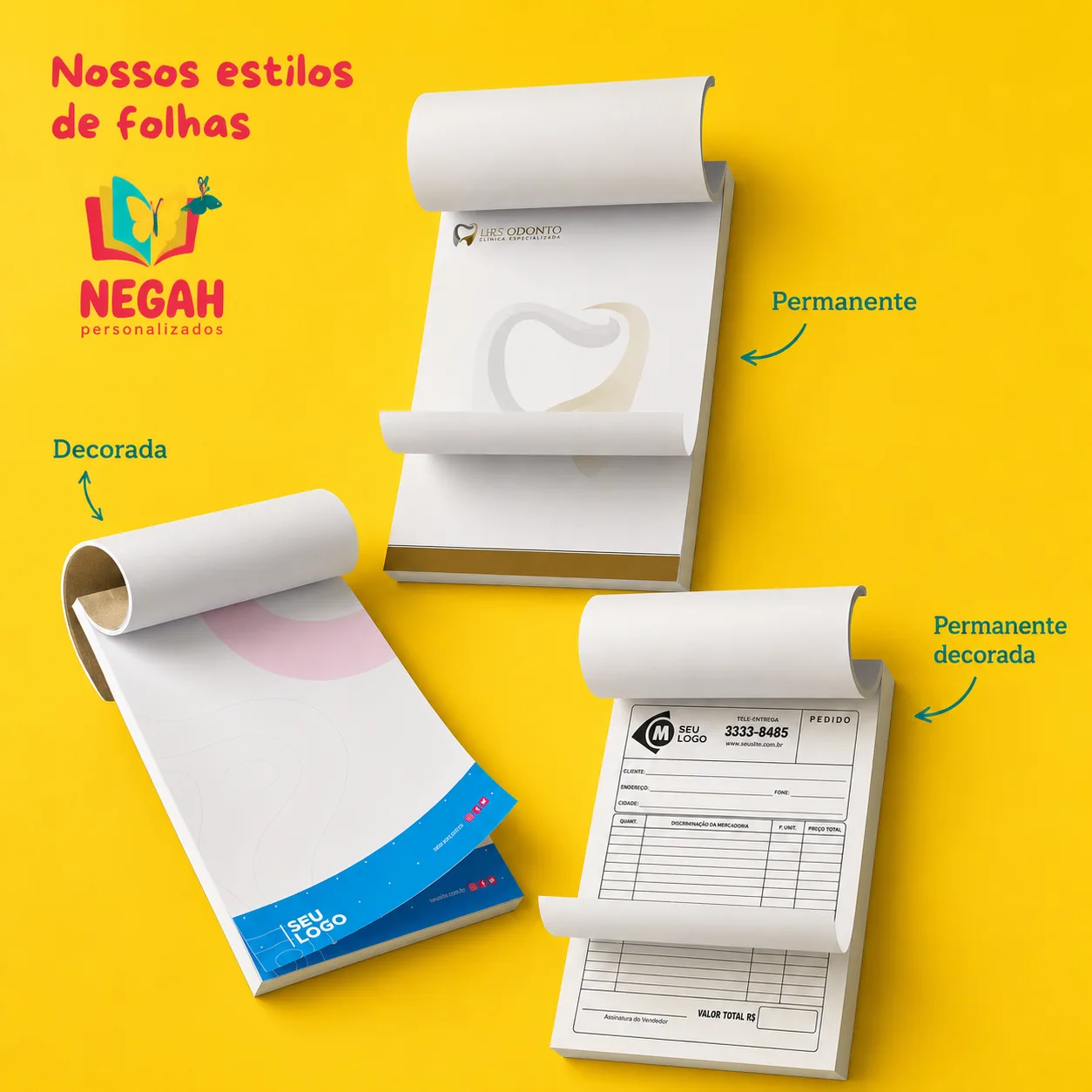 Blocos destacáveis