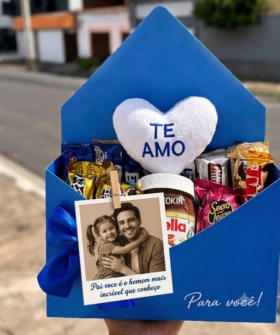 Caixa Envelope Dia dos Pais