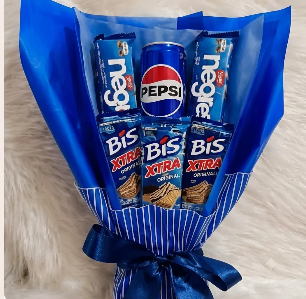 Buquê de Chocolates Dia dos Pais 💙