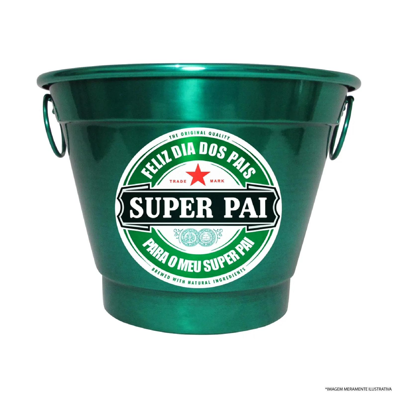 BALDE DE GELO ALUMÍNIO PERSONALIZADO 5,5L