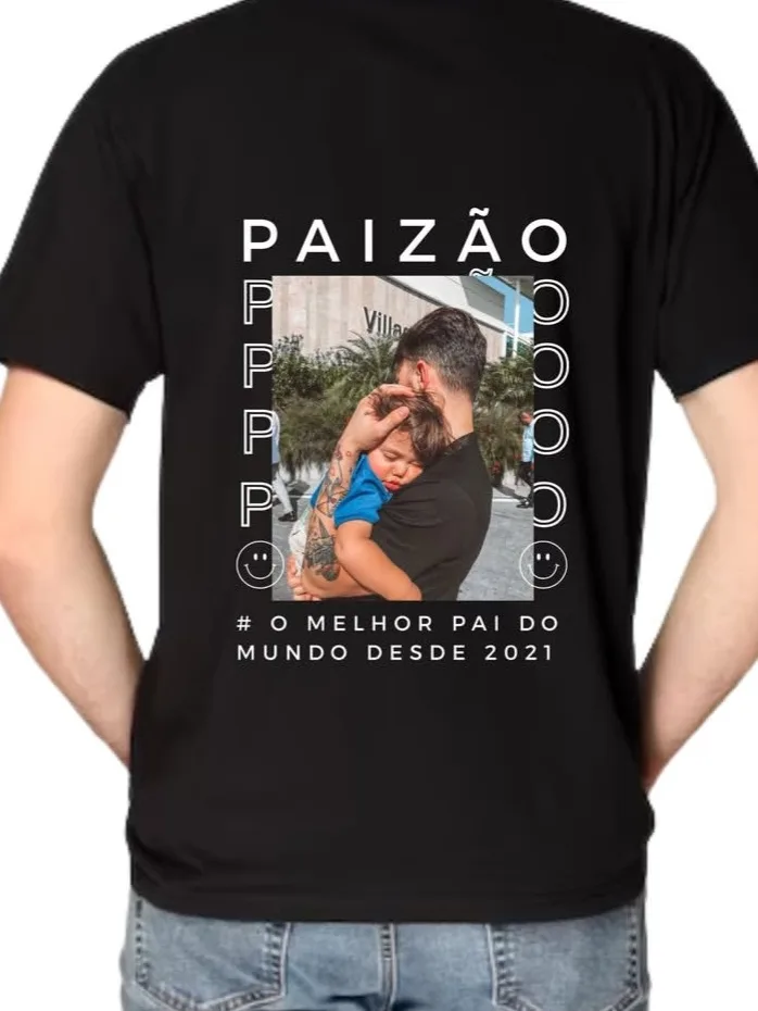 Camiseta Personalizada Dia Dos Pais