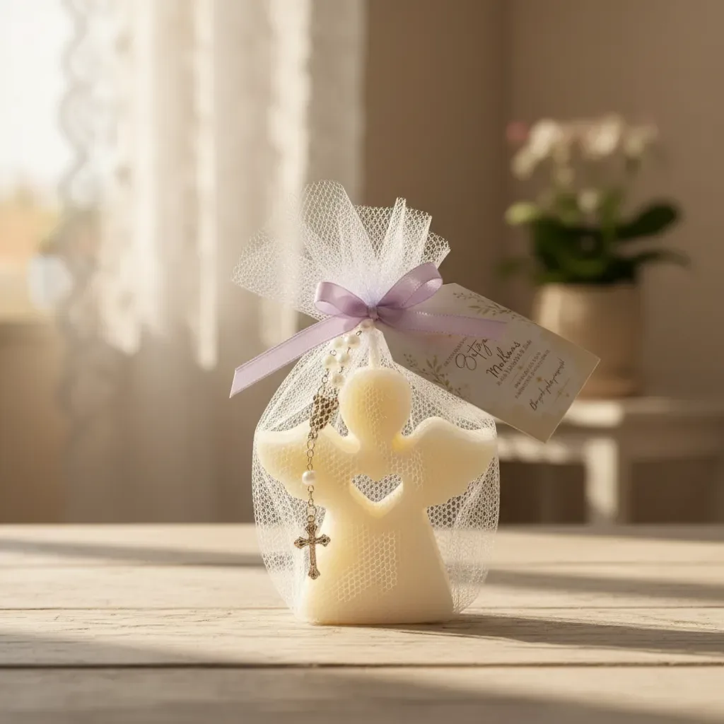 Kit 10 Velas Aromática Anjinho tamanho P - Lembrancinha