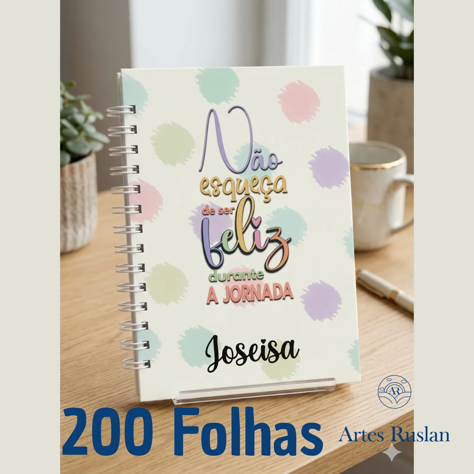 Caderno P - 200 Folhas