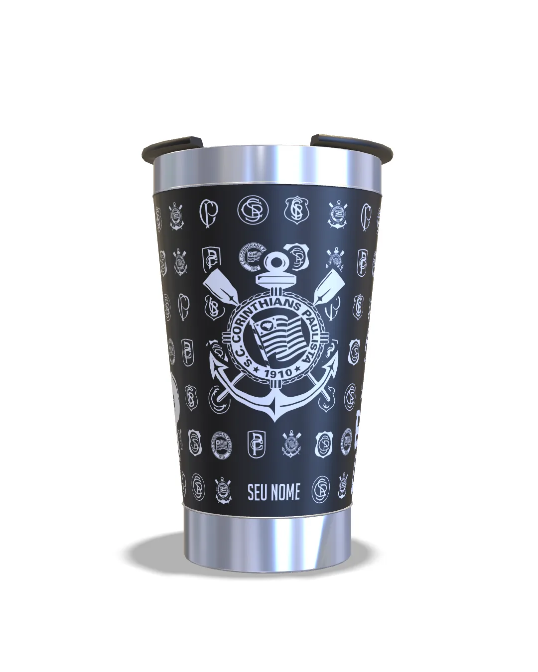 Copo Térmico Inox 473 ml - Personalização 360°