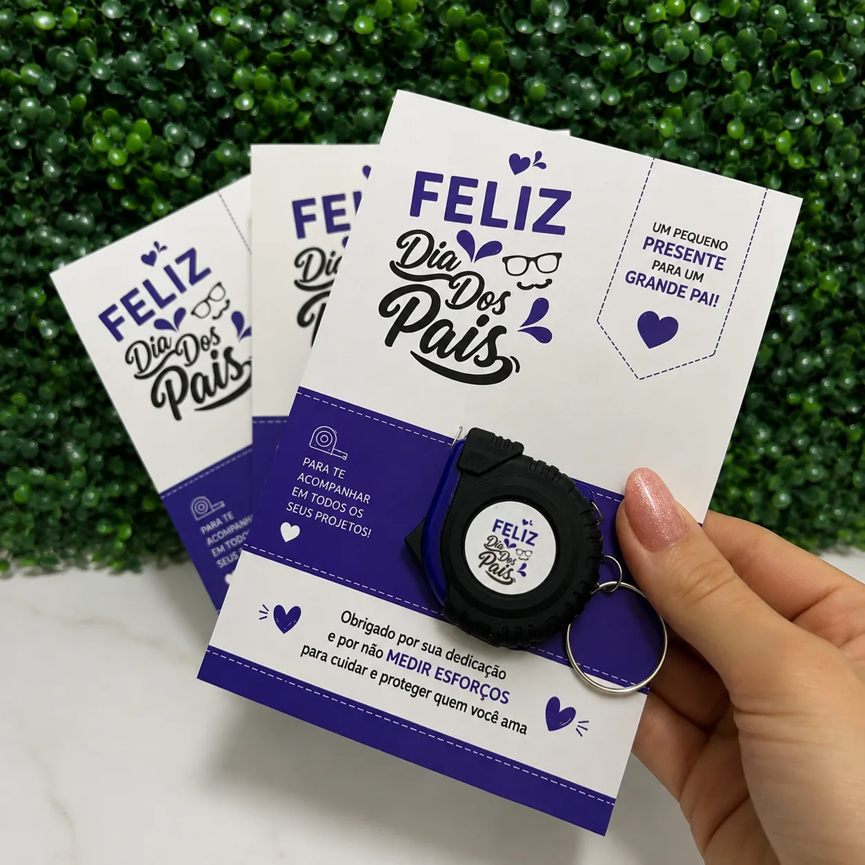 Mini Trena dia dos pais com cartão