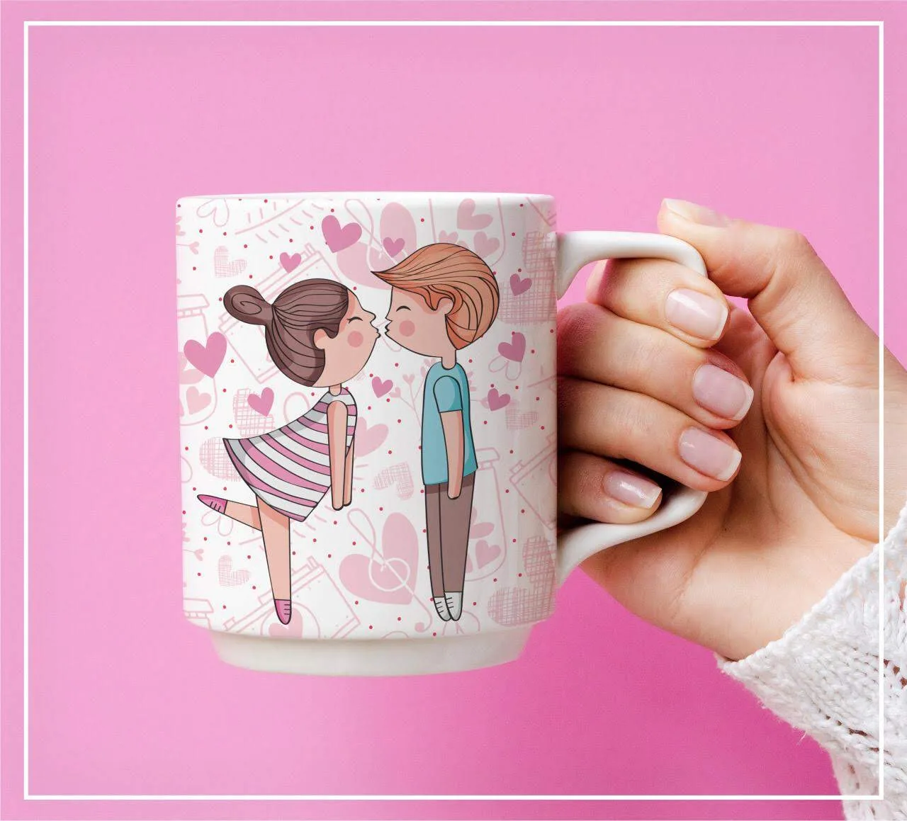 CANECA BRANCA CERAMICA PERS. 360ml