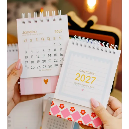 Calendário 2027 TAMANHO A6