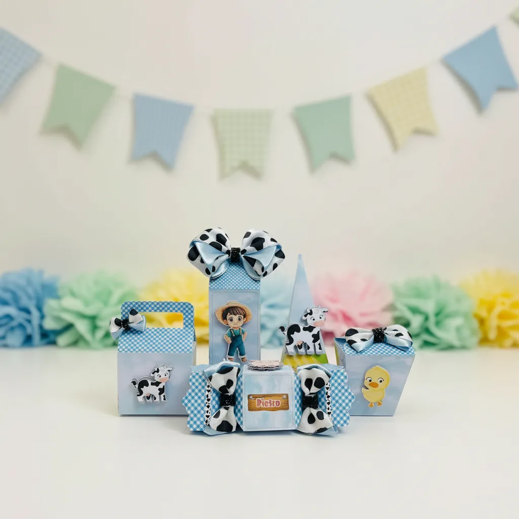 Kit Caixinha Aniversário - Fazendinha