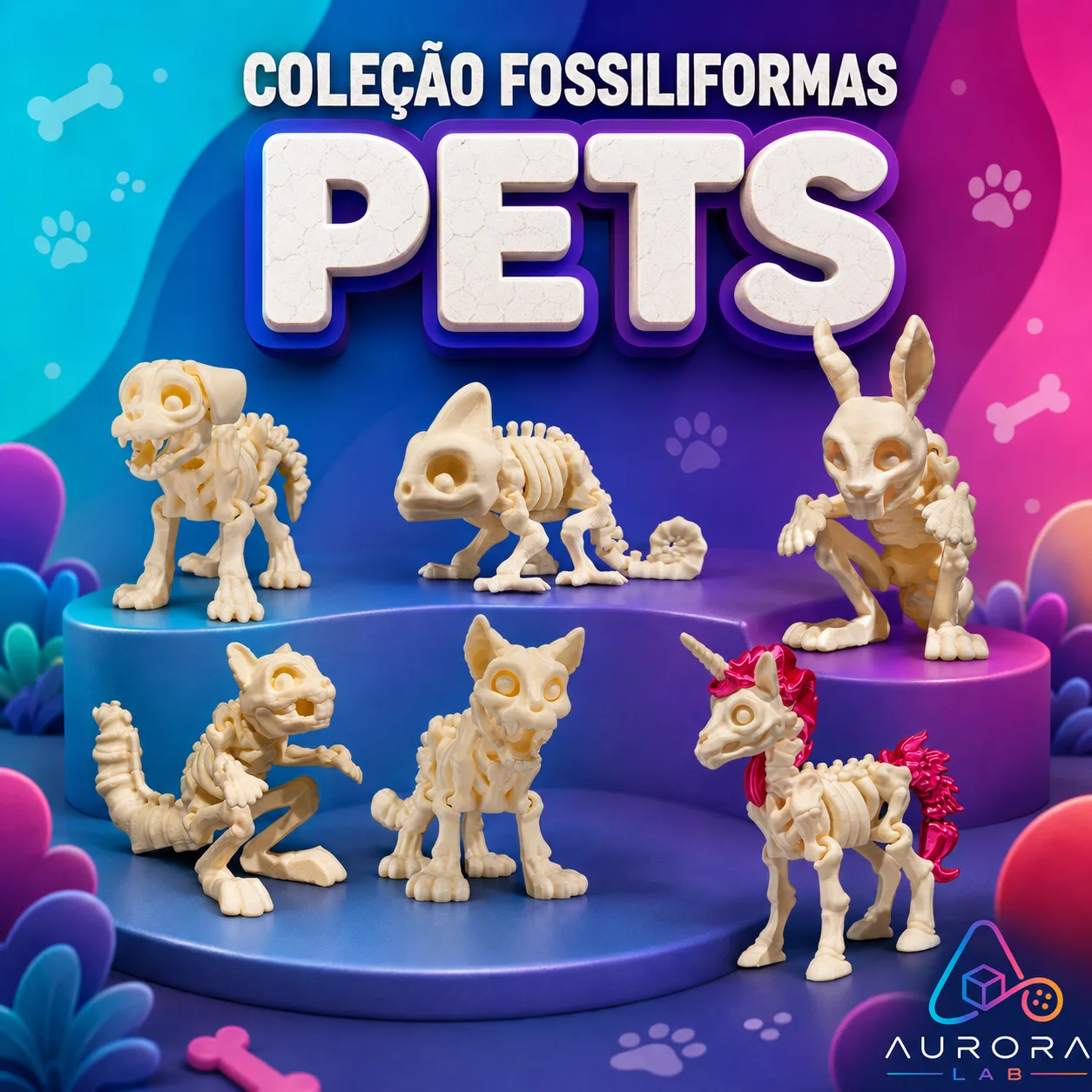 Coleção Fossiliformas Pets