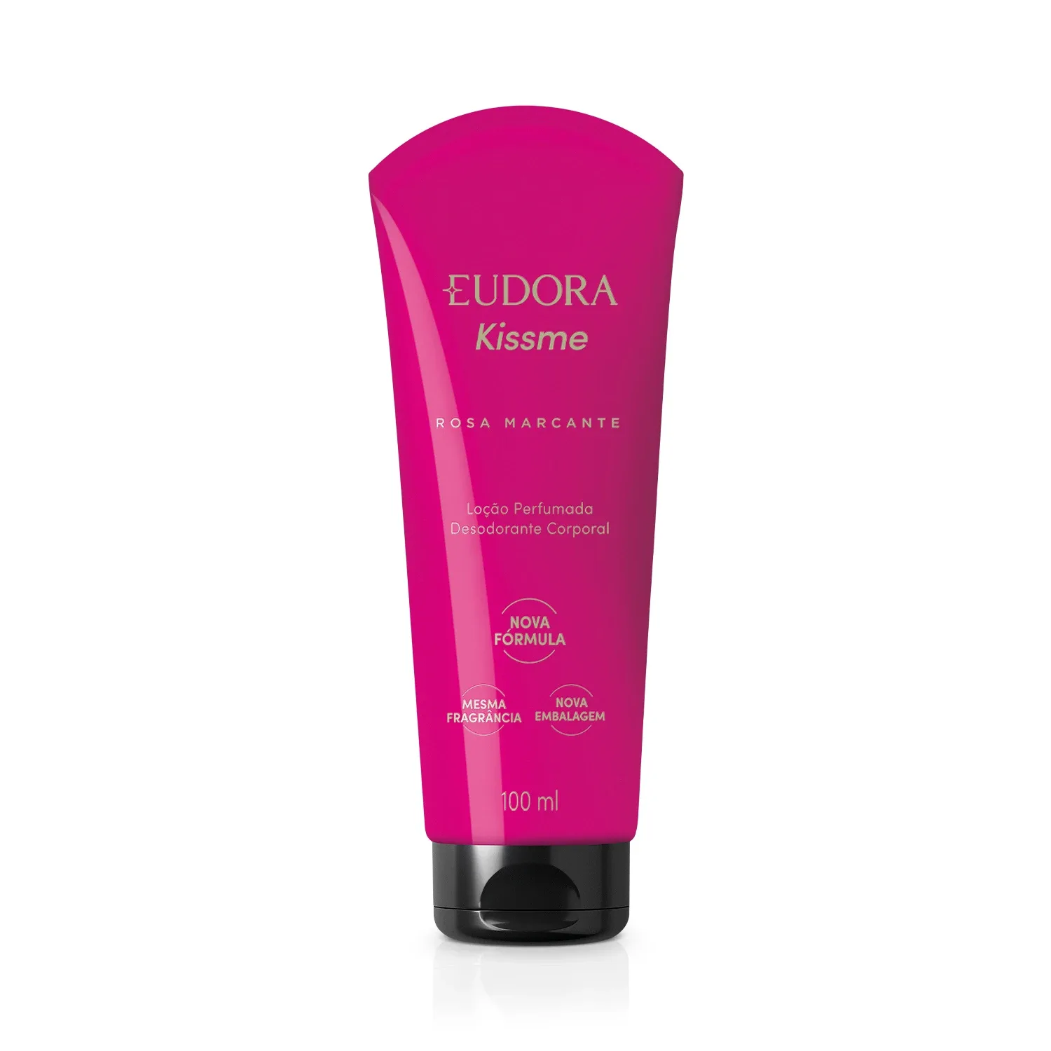 Loção Hidratante Corporal Kiss Me Rosa Marcante 100Ml
