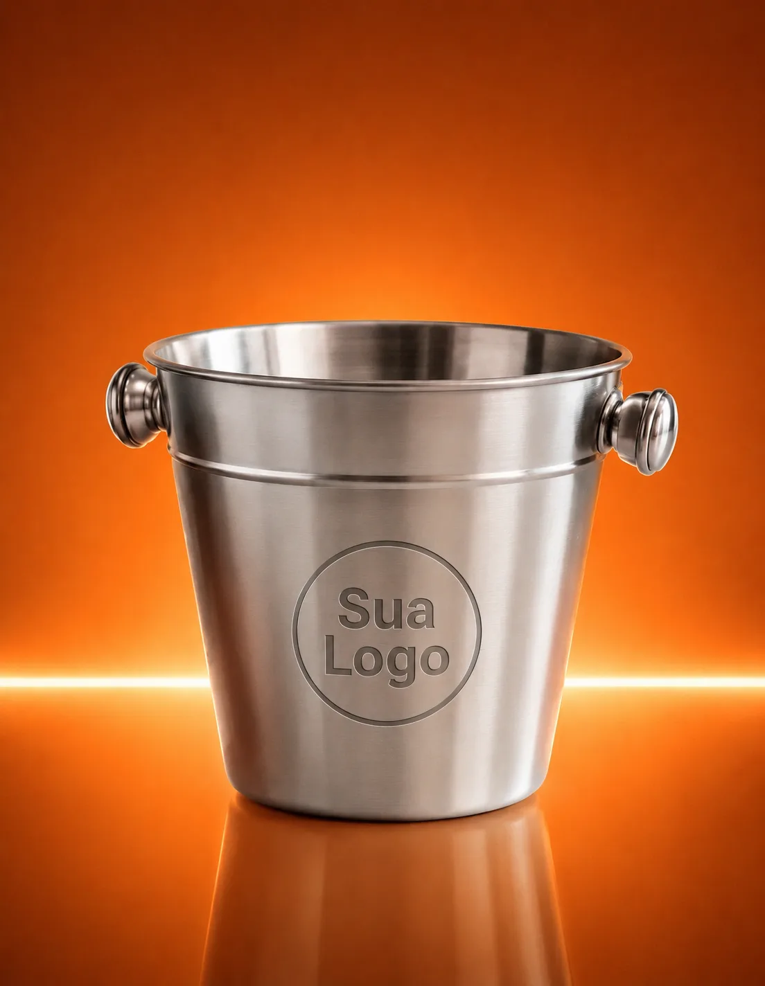 Balde Gelo Aço Inox 1,2L