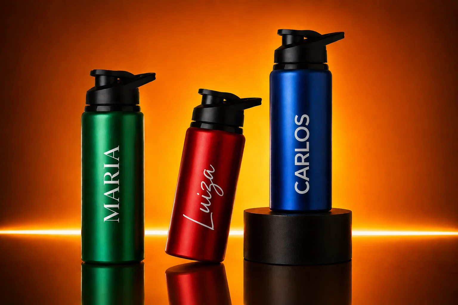 Squeeze Alumínio 600ml Cores