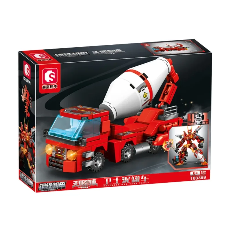 Sambo Transformers para Montar com 180 Peças