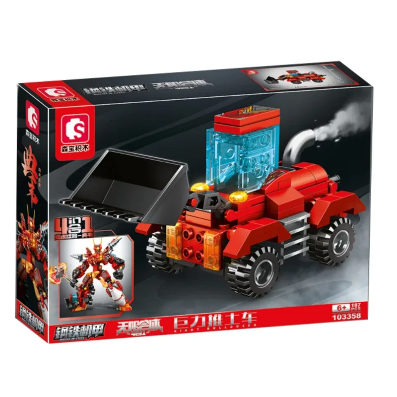 Sambo Transformers para Montar com 180 Peças