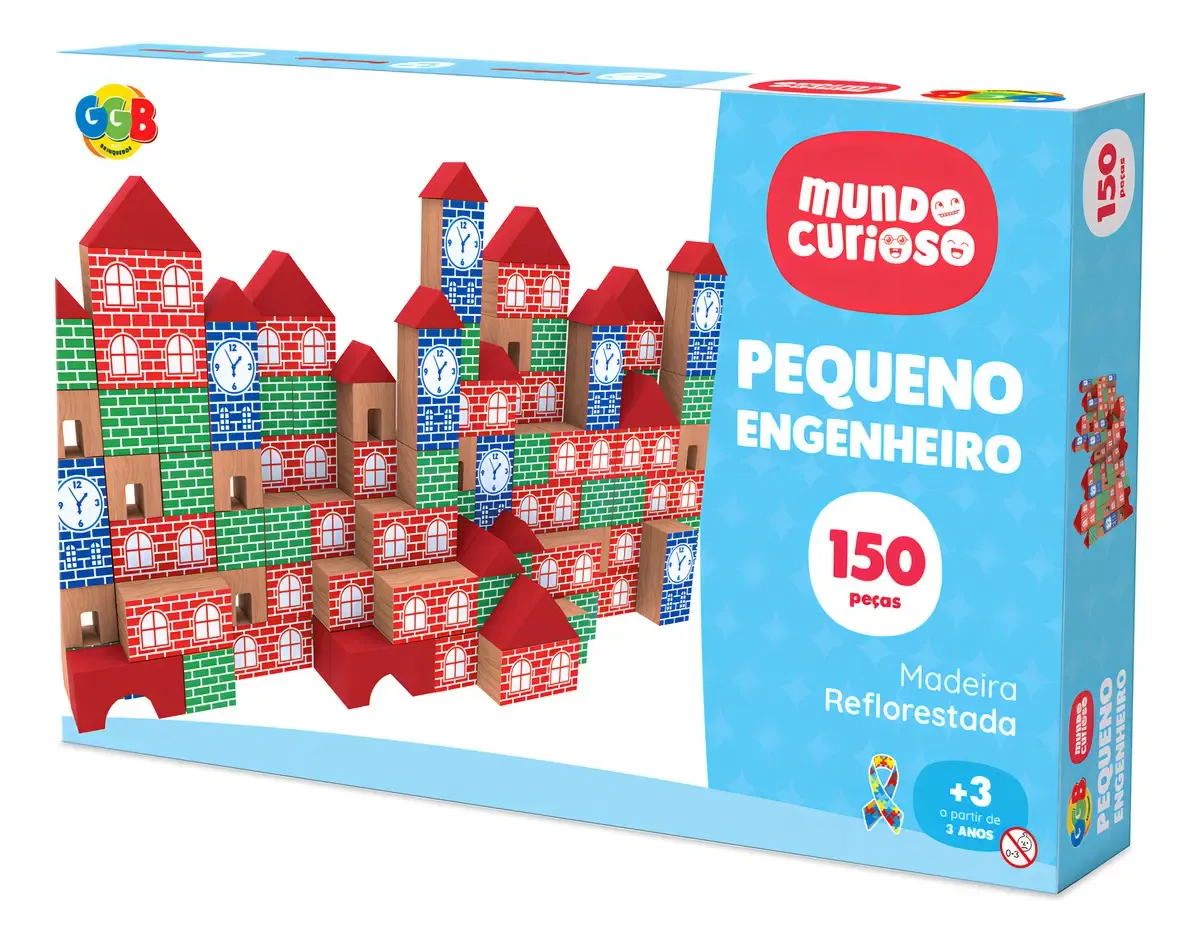 PEQUENO ENGENHEIRO 150 PEÇAS
