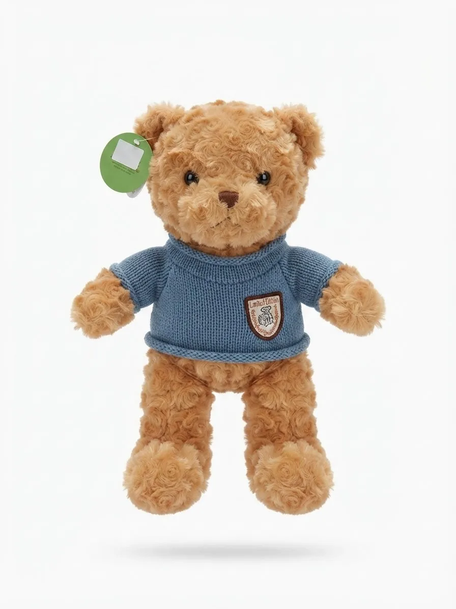 URSO DE PELÚCIA COM CAMISA DE VINIL