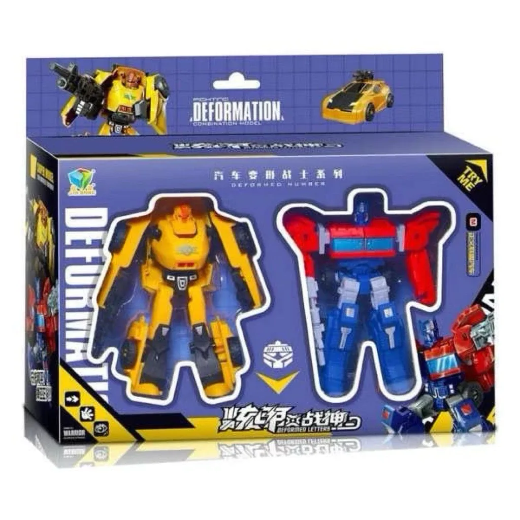 BIGEIT MARS BONECOS ROBÔ TRANFORMER 2 EM 1