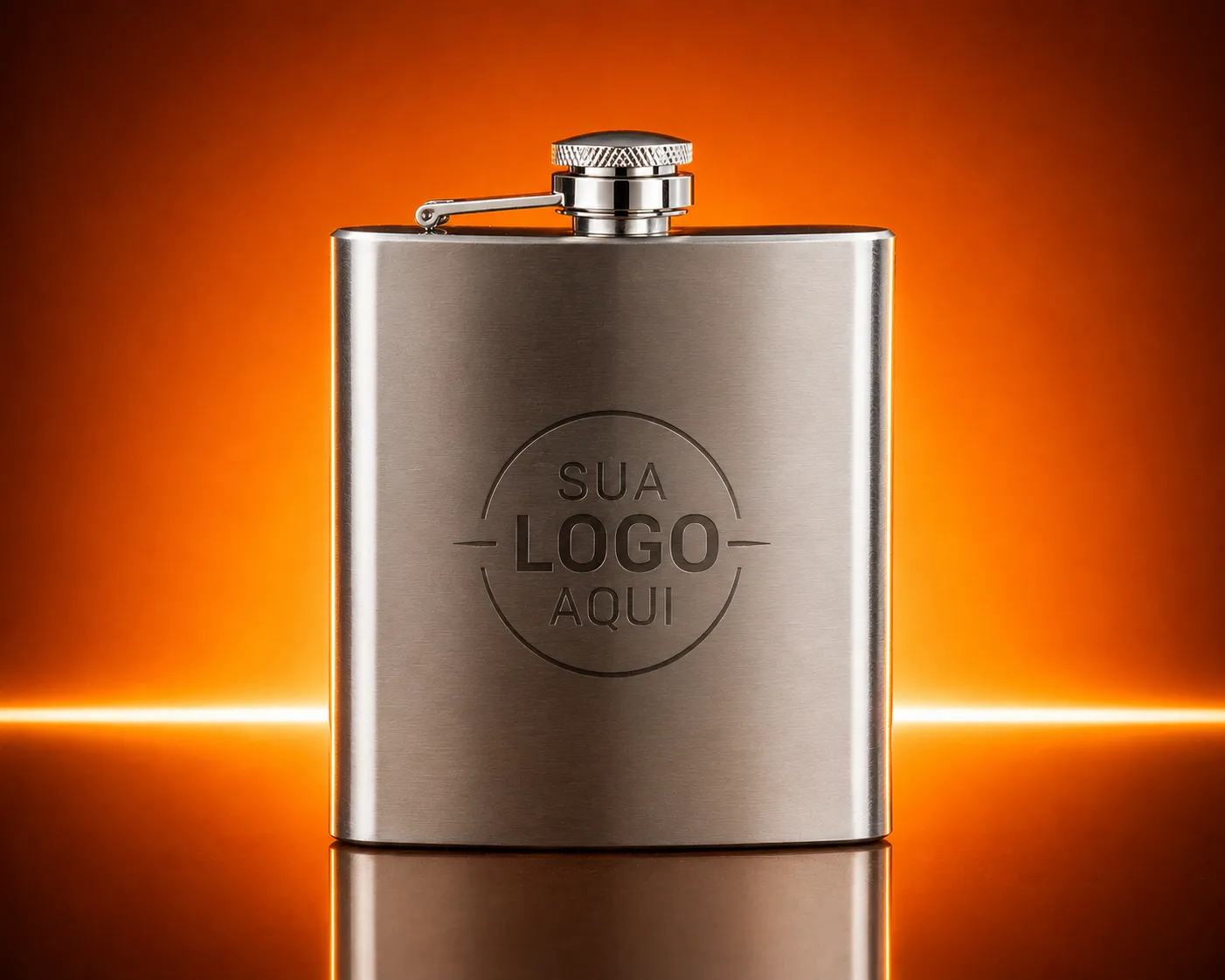 Cantil de Aço Inox 200ml