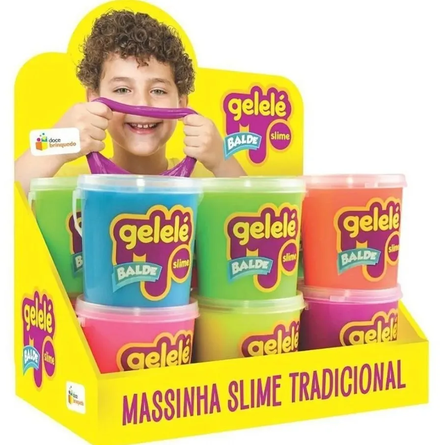 Slime Gelelé Tradcional Balde