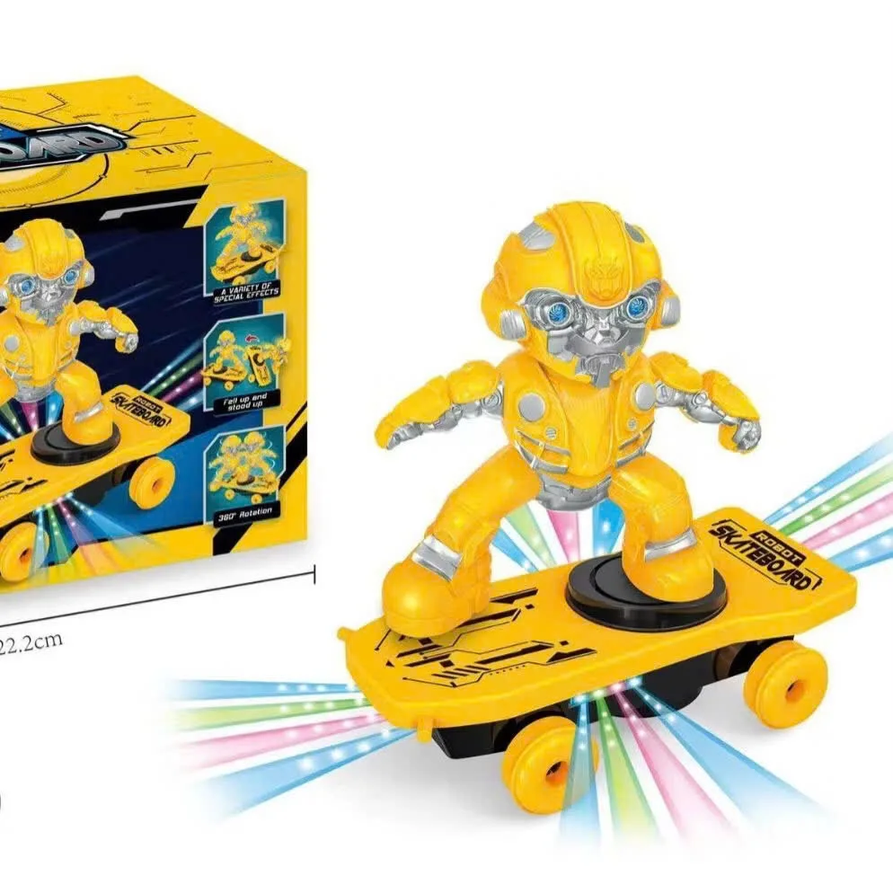 Brinquedo Musical Robot Skateboard